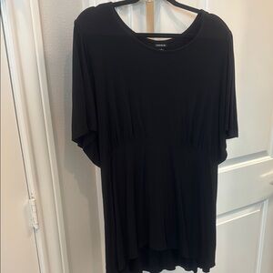 Torrid Black Relaxed Short Sleeve T-Shirt